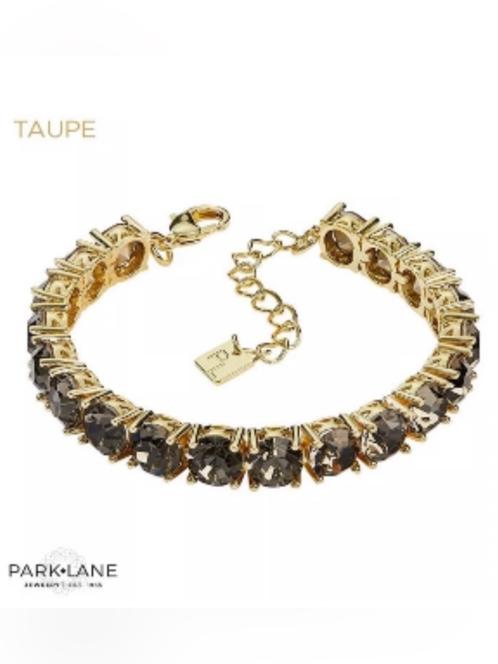 Park Lane Taupe “Impression” Bracelet, Retired - BNIB - Picture 2 of 6